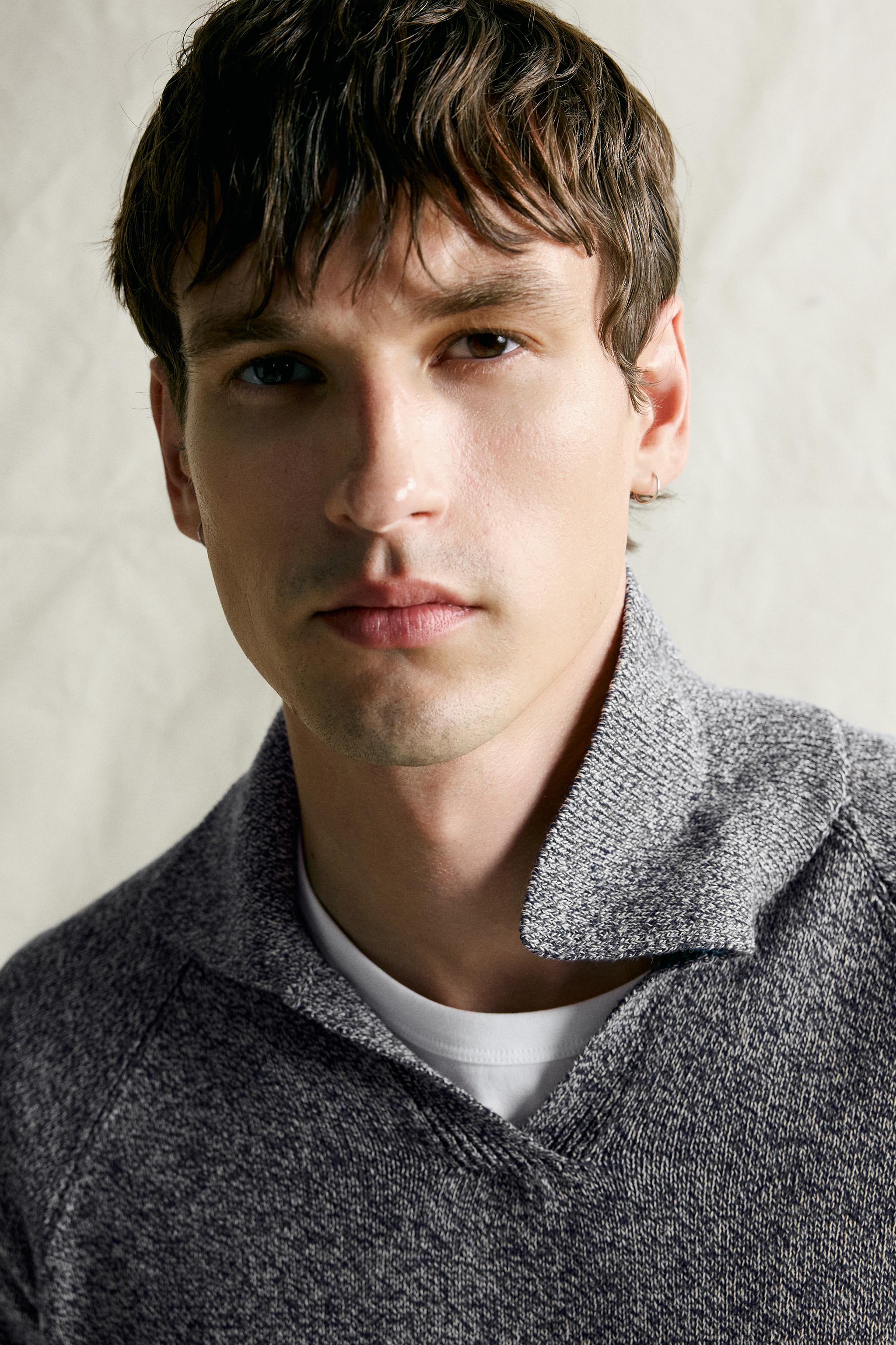MELANGE REGULAR FIT KNIT POLO